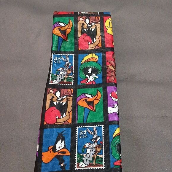 Looney Tunes vintage Stamp Collection  tie Tweety, Sylvester, Taz Roadrunner - Picture 3 of 6
